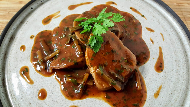 langue de boeuf sauce piquante